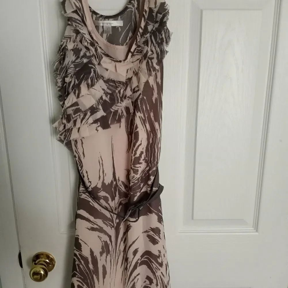 Lauren Conrad Sleeveless Multicolored Lined Ruffle